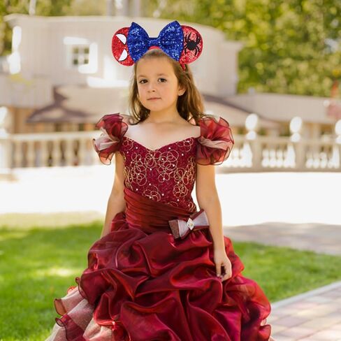 Mouse Ears Headband Birthday Decorations For Women Stitches Birthday Headband Accessorize The Party With Princess in Saudi Arabia