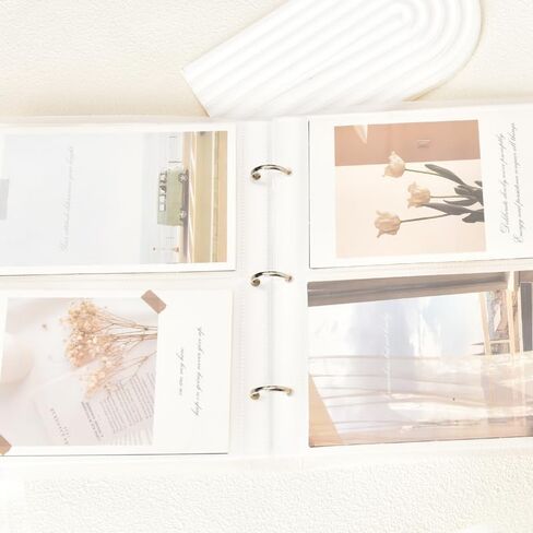 تخزين ألبومات الصور مقاس 4×6، كتاب صور للصور مقاس 4×6، مجلد محفظة صور البطاقات البريدية، حامل بطاقات الكتب الفنية للأعمال الفنية، كتاب صور رحلة الزفاف، 25 صفحة تحتوي على 100 صورة in Kuwait