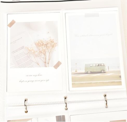 تخزين ألبومات الصور مقاس 4×6، كتاب صور للصور مقاس 4×6، مجلد محفظة صور البطاقات البريدية، حامل بطاقات الكتب الفنية للأعمال الفنية، كتاب صور رحلة الزفاف، 25 صفحة تحتوي على 100 صورة in Kuwait