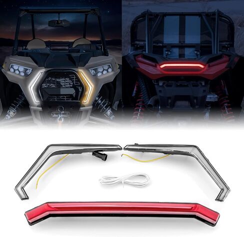 WeiSen IP67 RZR XP Fang Lights, Turn Signal lights & Center Taillight Assembly, Street Legal Rear Brake Lights Compatible with 2019-2024 Polaris RZR XP 1000/Turbo (replace OEM #2884053#2413431) in Saudi Arabia