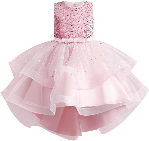 Girls' Special Occasion Dress - Ball Gown - Lace - Sequin - Birthdays - Weddings in Saudi Arabia