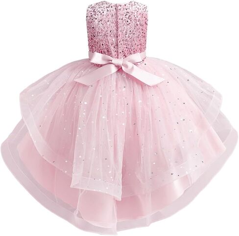 Girls' Special Occasion Dress - Ball Gown - Lace - Sequin - Birthdays - Weddings in Saudi Arabia