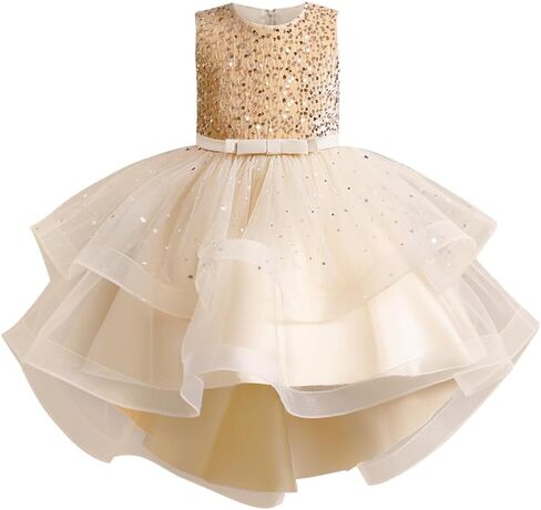 Girls' Special Occasion Dress - Ball Gown - Lace - Sequin - Birthdays - Weddings in Saudi Arabia