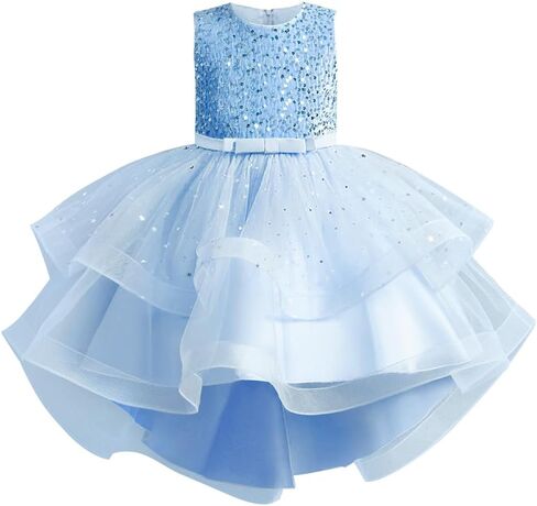 Girls' Special Occasion Dress - Ball Gown - Lace - Sequin - Birthdays - Weddings in Saudi Arabia