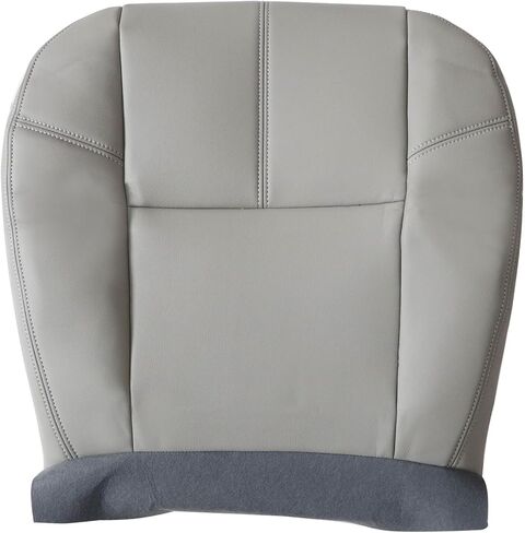 833 Gray Driver or Passenger Side Bottom Replacement Leather Seat Cover Compatible with Chevy Silverado Tahoe Suburban Avalanche GMC Yukon Sierra 2007 2008 2009 2010 2011 2012 2013 2014 in Kuwait