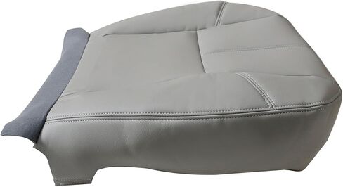 833 Gray Driver or Passenger Side Bottom Replacement Leather Seat Cover Compatible with Chevy Silverado Tahoe Suburban Avalanche GMC Yukon Sierra 2007 2008 2009 2010 2011 2012 2013 2014 in Kuwait