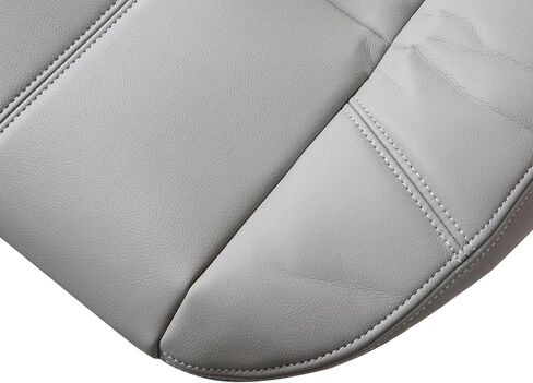 833 Gray Driver or Passenger Side Bottom Replacement Leather Seat Cover Compatible with Chevy Silverado Tahoe Suburban Avalanche GMC Yukon Sierra 2007 2008 2009 2010 2011 2012 2013 2014 in Kuwait