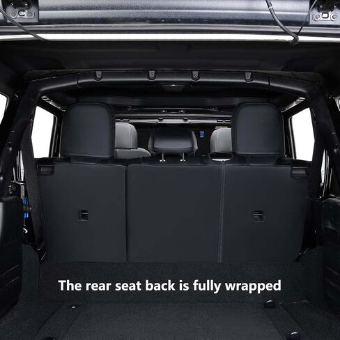 Car Seat Covers Custom Fit for Jeep Gladiator 2020-2024 with Waterproof Leather and Airbag Compatible Automotive Vehicle Cushion Protector Easy to Install in Saudi Arabia