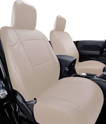 Car Seat Covers Custom Fit for Jeep Gladiator 2020-2024 with Waterproof Leather and Airbag Compatible Automotive Vehicle Cushion Protector Easy to Install in Saudi Arabia