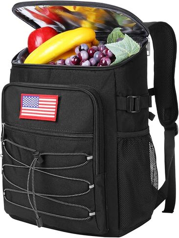Cooler Backpack, Backpack Coolers Insulated Leak Proof, Large Capacity Waterproof Cooler Bag, Portable Lightweight Beach Travel Camping Lunch Backpack for Men and Women in Kuwait