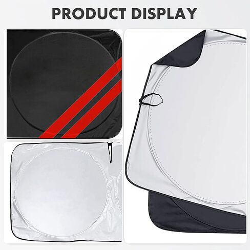 Foldable Sunshade Compatible with Charger Challenger Durango Ram Models Avenger Dodge Charger Sun Shade for Windshield Dodge Challenger Sun Shade Car Windshield Sun Shade Keeps Your Vehicle Cool in Kuwait