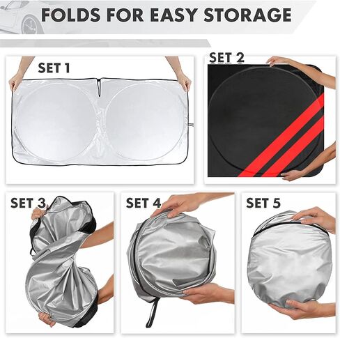 Foldable Sunshade Compatible with Charger Challenger Durango Ram Models Avenger Dodge Charger Sun Shade for Windshield Dodge Challenger Sun Shade Car Windshield Sun Shade Keeps Your Vehicle Cool in Kuwait