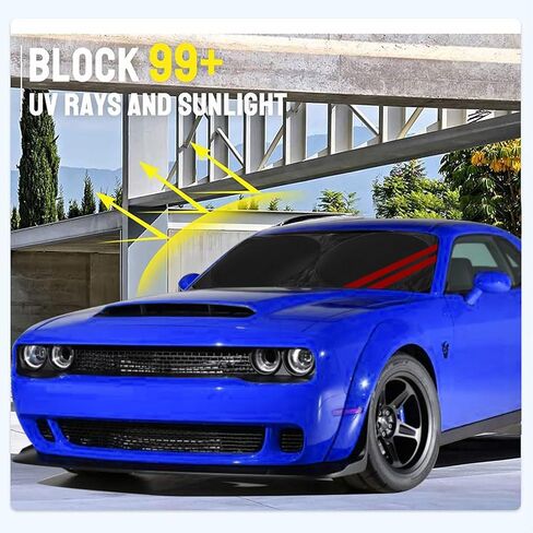 Foldable Sunshade Compatible with Charger Challenger Durango Ram Models Avenger Dodge Charger Sun Shade for Windshield Dodge Challenger Sun Shade Car Windshield Sun Shade Keeps Your Vehicle Cool in Kuwait