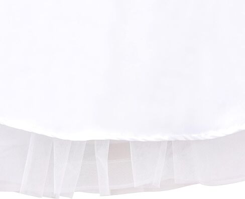Sunny Fashion Flower Girls Dress White Wedding Pageant Bridesmaid Gown Size 3-10 in Saudi Arabia