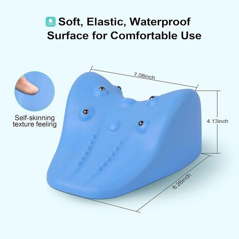 Neck and Shoulder Relaxer, Neck Stretcher with Magnetic Therapy, Cervical Traction Device for TMJ Pain Relief and Muscle Relax, Cervical Spine Alignment Chiropractic Pillow in Saudi Arabia