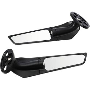 Motorcycle 360 Rotation Rearview Mirror Head Cowl Wind Wing Mirrors Compatible With Honda CBR1000RR Fireblade CBR 1000 RR 600 RR 400 300 R 250