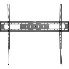 ELG Fixed/Low Profile TV Wall Mount for TVs 55" to 100", Holds up to 165.35 lbs, Max VESA 900X600mm, Fits 12", 16", 18", 24" Wood Studs, Automatic Locking/Quick Release System, N01V8, Steel, Black