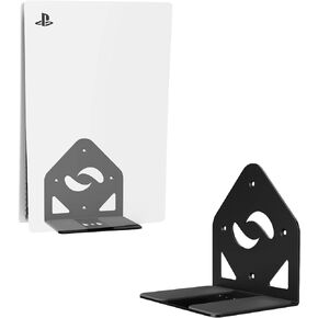 HumanCentric Wall Mount Compatible with PS5 Original and Slim Editions, Metal Bracket for Playstation 5 Wall Mount, Hide PS5 Console or Mount on Wall, Mounts Disc and Digital Versions PS5 Mount