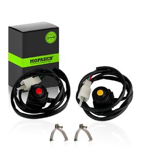 1 PC Kill Switch + 1 PC Start Switch for Motorcycle ATV Dirt bike Stop Switch Horn Button