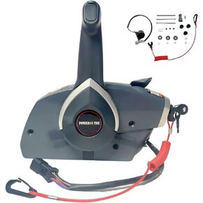 for Evinrude Johnson BRP OMC Outboard Engine Throttle Remote Control Box 5006181 Side Mounted no Trim Switch