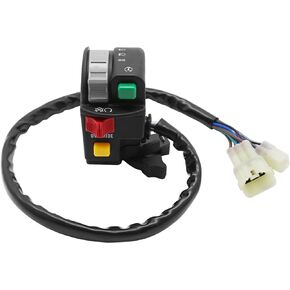 M MATI Left Handlebar Switch Start Stop Headlight Override for Kawasaki Brute Force 300 2012-2022 46091-Y002