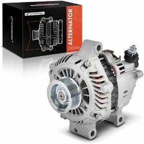 A-Premium Alternator Compatible with Mitsubishi Outlander 2007-2015 3.0L, 12V 120A 6-Groove Pulley Clockwise, Replace# A003TG4491, A003TG4491MI