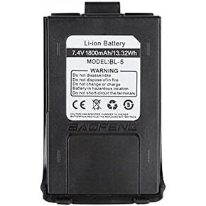 BaoFeng 7.4V 1800MAH Li-ion Battery for GT-3 Black in Kuwait