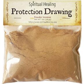 Spiritual Healing - Protection Powder Incense, Protection Incense, Makko Powder, Incense Making Kit, Money Drawing Powder, Incense Powder, Handcrafted with Herbs - 1 oz
