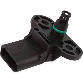 Motoforti Car Air Pressure Sensor, for Audi A6 2006-2010, 2012, Plastic, 036906051G, Black