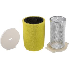 Air Filter Guide End Cap for Yamaha Big Bear 350 1987-2000 / Inner/Durable Plastic / 1 Set Beige Yellow