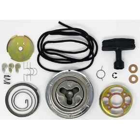 QUALITY Engine Recoil Pull Pulley Starter Rebuild Kit for the 1980-1983 Honda ATC 185 185S, 1984-1986 Honda ATC 200S, 1982-1983 Honda ATC 200E 200ES 200 E ES Big Red 3-wheel ATVs