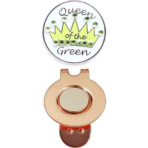 Eshan Crystal Golf Ball Marker Magnetic Hat Clip Set Golf Bag Accessories Gift for Women Golfer