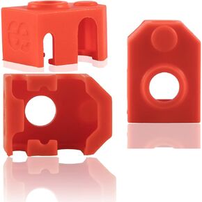 3-Pack 3D Printer Silicone Sock Protective Cover Compatible with Phaetus Dragon Hotend Extruder Heater Block (Silicone Socks)