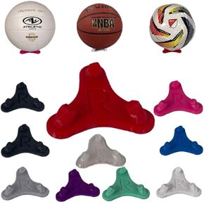 Big Ball Cradle Display Stand - Made in USA -Basketball, Volleyball, and Soccer Ball Holder - Basketball Display Stand, Sports Ball Holder, Volleyball Display Stand, Soccer Ball Display Stand (Black)