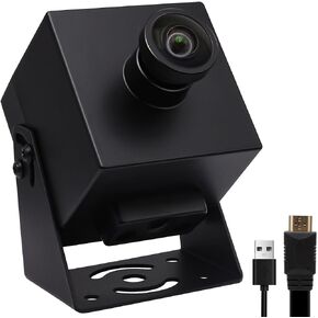 HDMI USB Camera 4K 30FPS H.264 Webcam USB2.0/HDMI Simultaneous Output 2X Digital Zoom 80° Wide Angle PC Streaming Web Camera for 3D Printer Linux Windows Android Mac Raspberry Pi