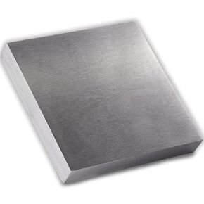 4"x4" Steel Bench Block Flat Anvil Jewelers Tool – Heat-Treated Scratch-Resistant Solid Metal Bench Block for Jewelry Making, Repairing, Metal Stamping (4''x4''x1/2'')