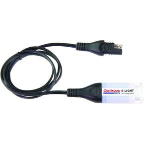 OptiMATE LED O-120, Vehicle charge system tester with 6-LED emergency 12V flashlight, SAE, weatherproof