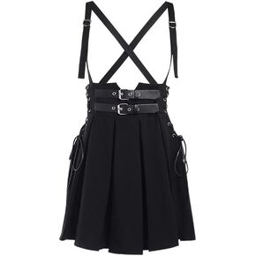 Mini Skirt Y2k Pleated Skirts Alt Aesthetic Goth Fairycore Skirts High Waist