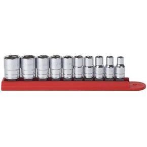 GEARWRENCH 14 Pc. 3/8" Drive 6 Pt. Standard Socket Set, Metric - 80552