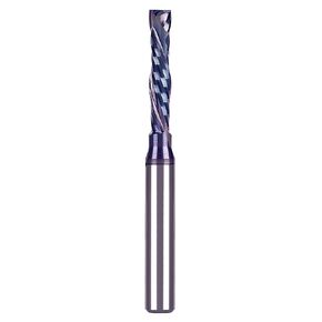 SpeTool Solid Carbide CNC Router Bit 3/16 Inch Cutting Diamter with 1/4 Inch Shank, TAC Coated Spiral Compression Router Bit End Mill for WoodworkingToos