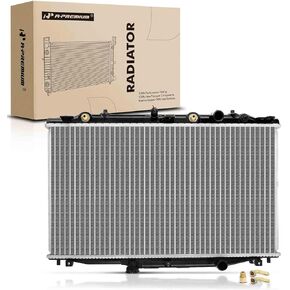 A-Premium Engine Coolant Radiator Assembly with Transmission Oil Cooler Compatible with Honda Accord 2003 2004 2005 2006 2007, Automatic Transmission, Replace# 19010RAAA12, 19010RAAA72