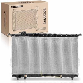 A-Premium Engine Coolant Radiator Assembly with Transmission Oil Cooler Compatible with Hyundai Sonata 1999-2005 & Kia Magentis Optima 2001-2006, 2.4L 2.5L 2.7L, Automatic Transmission