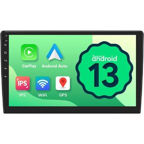 Eonon 10.1 Inch Universal Double Din Car Stereo, Wireless CarPlay & Android Auto Touchscreen Head Unit, BT, AM/FM, WiFi, Rear View, 2G+32G, UA13-PLUS