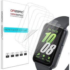 (6 Pack) Watch Screen Protector (Not Glass) Compatible for Samsung Galaxy Fit3, Flexible Soft TPU 0.2mm Clear PET Smartwatch Cover Anti-Scratch Bubble-Free in Saudi Arabia