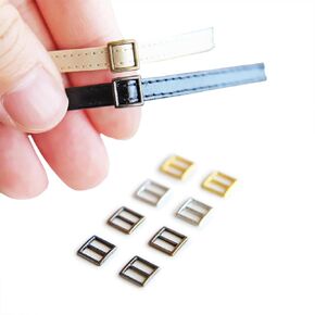 5mm / 0.2'' (Inner Diameter) Tiny Buckles, Doll Mini Clothes Buckles, in 4 colors, for Doll Clothes Sewing (10 PCS)