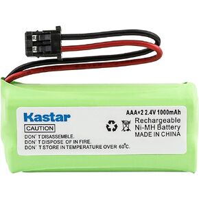 Kastar Cordless Phone Battery Replacement for Uniden BT1021 BT-1021 BT1008 BT-1008 , Uniden 65AAAH2BMS, BBTG0645001, BBTG0734001, BBTG0847001, Radio Shack 23-596, 23-931, 43-221, 43-223 Phone Battery