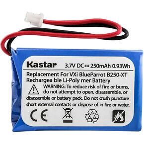 Kastar 4-Pack Battery Replacement for Blue Parrott 052030, 502030, Blue Parrot PL602030, Blue Parrot PL602031, VXI Blue Parrott B250-XT Wireless Bluetooth Headset Roadwarrior