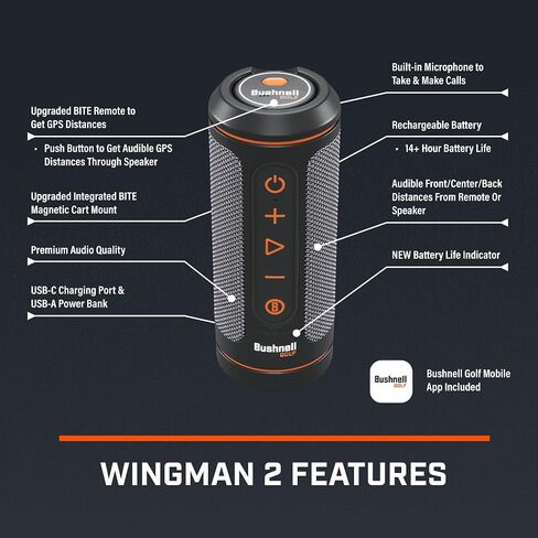 Bushnell Wingman GPS Speaker , Black in Saudi Arabia
