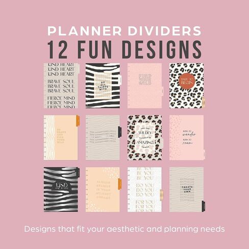 Happy Planner 2024 مخطط يومي، مخطط يومي وأسبوعي وشهري مدته 12 شهرًا، من يناير إلى ديسمبر 2024، مخطط كبير، تخطيط إدارة الإجهاد، موضوع حياة هادئ، 8 1/2 بوصة × 11 بوصة in Saudi Arabia
