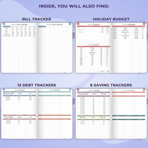 Clever Fox Bi Weekly Budget Planner – Undated Financial Organizer Book – Expense Tracker, Budgeting & Bill Notebook, A5 (Lavender) in Saudi Arabia